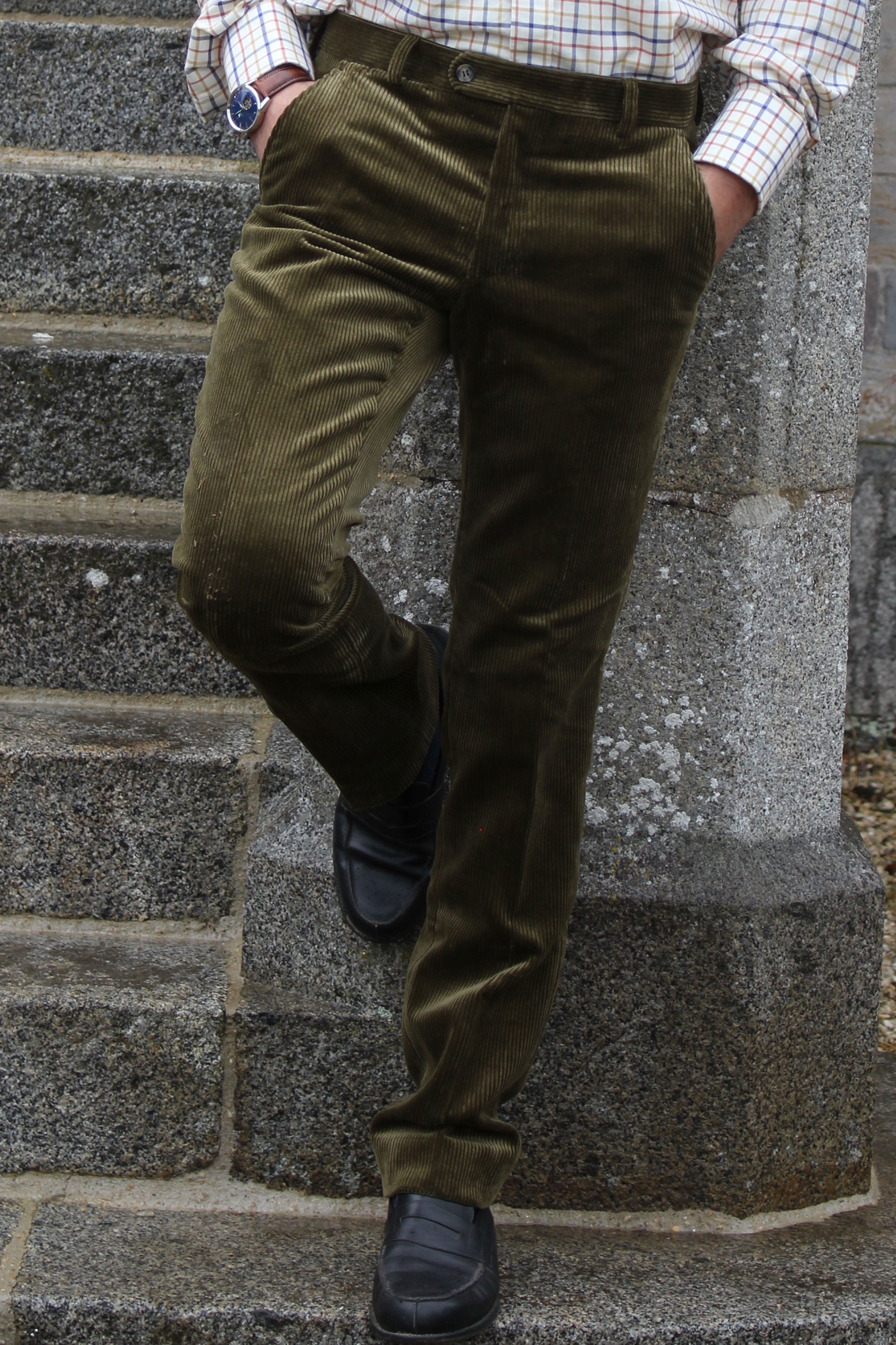 Pantalon velour cotelé homme new arrivals