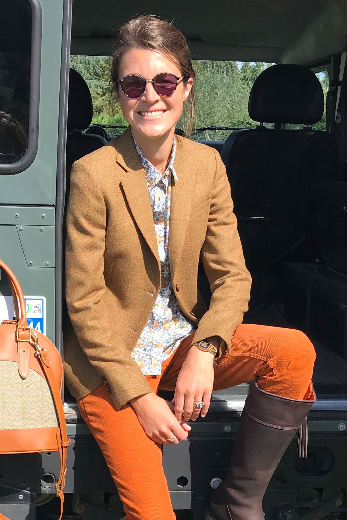 Veste tweed chasse femme Sophie Sunday Fox