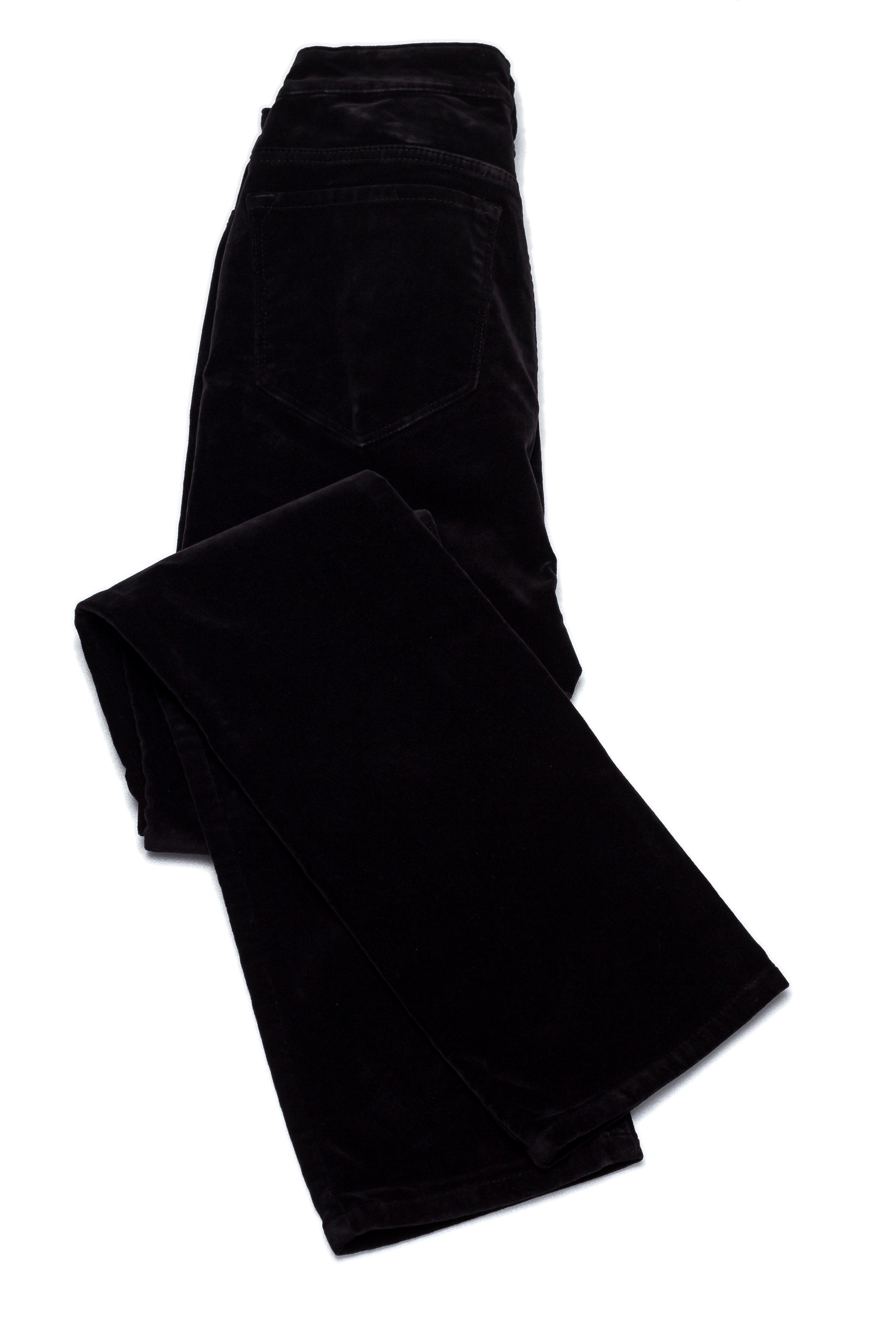 Pantalon velours femme outlet noir