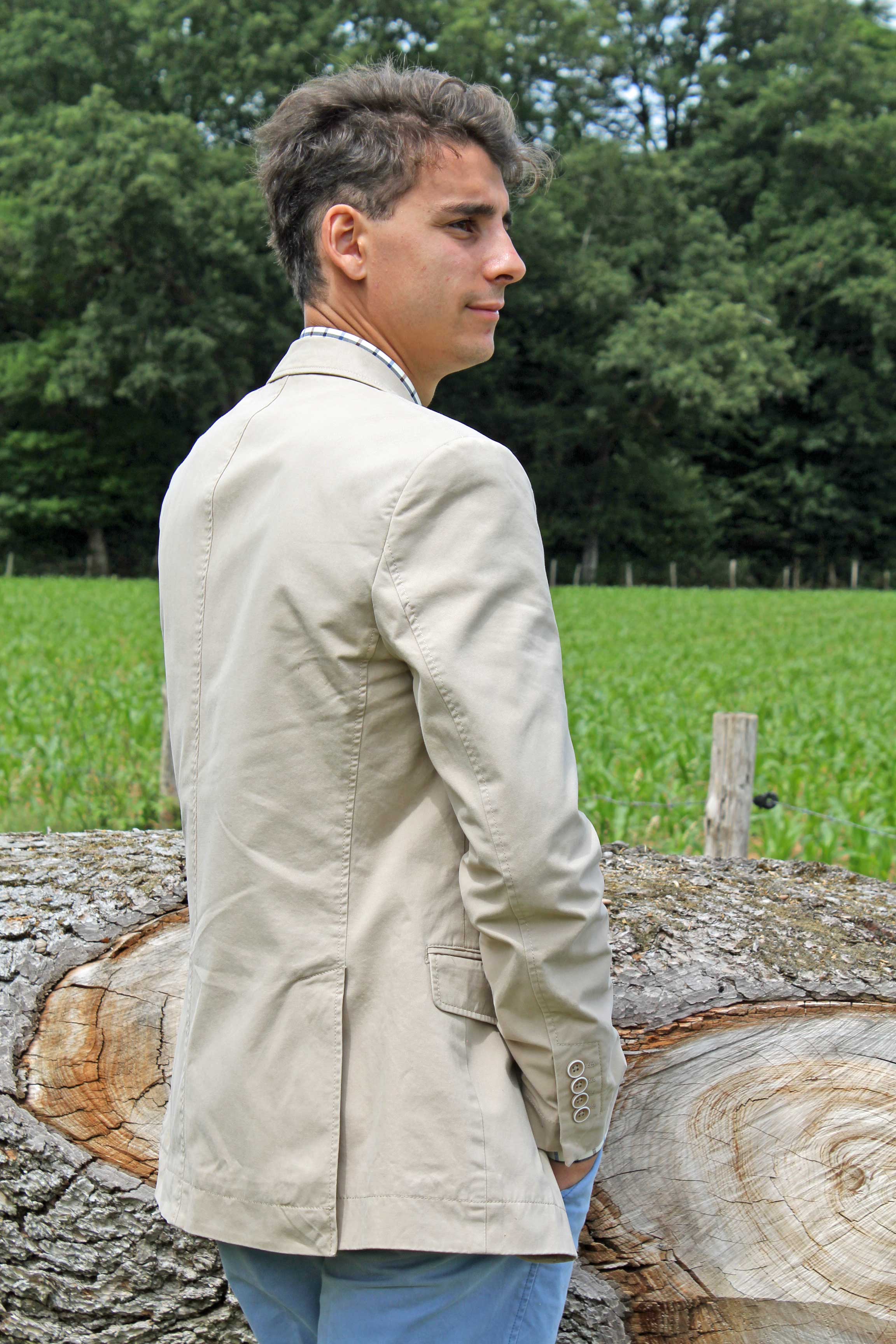 Veste Homme Gr s Coton Coupe Courte